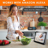 [New 2019] FullHD 1080p WiFi Home Security Camera Pan/Tilt/Zoom - Best Rated Smart App, Work with Alexa - Wireless Indoor Surveillance System (Black)