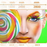 DR. J Professional HI-04 1080P Supported 4Inch Mini Projector - 40,000 Hours LED Full HD Video Projector