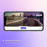 Dash Cam Powered by Nexar, 1080p Full HD, Cloud Storage for Video Clips and 32GB SD Card Included, Small & Discreet 155° Wide Angle Car Camera