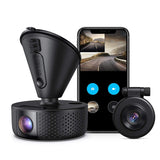 Dual Dash Cam, VAVA Dual 1920x1080P FHD Front and Rear Dash Camera (2560x1440P Single Front) for Cars with Wi-Fi, Night Vision, Parking Mode