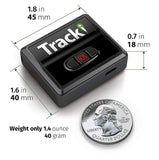 Tracki 2019 Model Mini Real-time GPS Tracker. Full USA, CA & Worldwide Coverage. For Cars, Kids, Pet, Drone Small Portable GPS Tracking Device