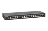NETGEAR 16-Port Gigabit Ethernet Unmanaged Switch (GS316) - Desktop, Fanless Housing