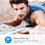 Mpow Flame Bluetooth Headphones Sport IPX7 Waterproof Wireless Sport Earbuds, Richer Bass HiFi Stereo In-Ear Earphones - RED