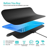 Updated 2019 Version Professional Carbon Fibre 65-120 Miles TV Antenna, Indoor TV Digital HD Antenna 4K HD