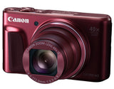 Canon PowerShot SX720 HS 20.3MP 40X Optical Zoom Digital Camera Kit (Red) + 32GB High Speed Memory Card + Extra Battery + Professional Accessory