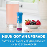 Nuun Sport: Electrolyte-Rich Sports Drink Tablets, Citrus Berry Mixed Flavor Pack, Box of 4 Tubes (40 servings), Sports Drink for Replenishment