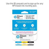 HP OfficeJet 3830 All-in-One Wireless Printer with Mobile Printing (K7V40A) and Instant Ink Prepaid Card for 50 100 300 Page per Month Plans 3HZ65AN