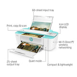 HP DeskJet 3755 Compact All-in-One Wireless Printer, HP Instant Ink & Amazon Dash Replenishment ready - Seagrass Accent (J9V92A)