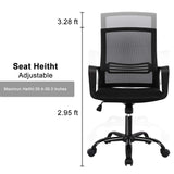 Office Chair, Mid Back Mesh Office Computer Swivel Desk Task Chair