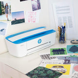 HP DeskJet 3755 Compact All-in-One Wireless Printer, HP Instant Ink & Amazon Dash Replenishment ready - Blue Accent (J9V90A)