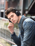 Mpow H7 Bluetooth Headphones Over Ear, 18 Hrs Comfortable Wireless Headphones w/Bag, Rechargeable HiFi Stereo Headset, CVC6.0 Headphones (Black)