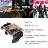 Wireless iOS Android Game Controller for PUBG Fotnite, Megadream Key Mapping Gamepad Joystick for iPhone, iPad, Samsung, HTC, Support 10 inch Tablet