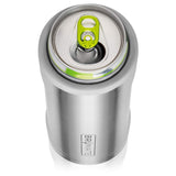 BrüMate Hopsulator Slim Double-walled Stainless Steel Insulated Can Cooler for 12 Oz Slim Cans (Aqua)