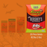 HERSHEY'S 5 Pound Halloween Candy Assortment, Bulk Chocolate Candy , HERSHEY'S, REESE'S, and KIT KAT, 265 Pieces