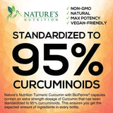 Turmeric Curcumin Highest Potency 95% Standardized Curcuminoids 1950mg with Bioperine for Best Absorption, Made in USA