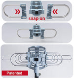 pingbingding HDTV Antenna Amplified Digital Outdoor Antenna with Mounting Pole & 40FT RG6 Coax Cable