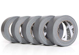 Heavy Duty Silver Duct Tape - 5 Roll Multi Pack Industrial Lot – 30 Yards x 2 inch Wide – Large Bulk Value Pack of Grey Original Extra Strength