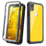 Justcool Designed for iPhone XR Case, Clear Full Body Heavy Duty Protection