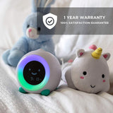 LittleHippo Mella Ready to Rise Children's Trainer, Alarm Clock, Night Light Sleep Sounds Machine (Arctic Blue)