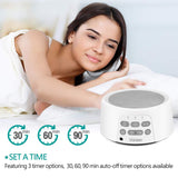 Vanzon White Noise Machine - Sound Machine with Baby For Sleeping & Relaxation, 36 Soothing High Fidelity Nature Sounds, Portable Sleep Sound Therapy