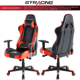 GTRACING Gaming Chair Racing Office Computer Game Chair Ergonomic Backrest and Seat