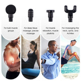 Massage Gun Deep Tissue Percussion Muscle Massager for Pain Relief, Handheld Electric Body Massager Sports Drill Portable Super Quiet