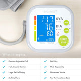 Greater Goods Blood Pressure Monitor Cuff Kit by Balance, Digital BP Meter with Large Display, Upper Arm Cuff (BP Monitor New)
