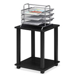 Furinno 12127AM/BK Simplistic End Table, Americano/Black