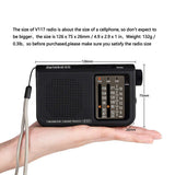 Retekess V117 Shortwave Radio Analog Radio Transistor AM FM Portable Radio Support Earphone DSP