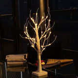 LED White Birch Tree Light 8 Lighting Modes 5ft Christmas Decorative Lighted Branches Tree Decor