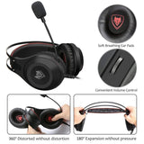 Gaming Headset for Xbox One, PS4, PC, Controller, NUBWO Wired Gaming Headphones with Microphone and Volume Control (Black)
