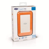 LaCie Rugged Mini 1TB External Hard Drive Portable HDD – USB 3.0 USB 2.0 compatible, Drop Shock Dust Rain Resistant Shuttle Drive,  (LAC301558)