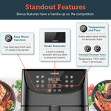 COSORI Air Fryer, MAX XL 5.8-Quart,1700-Watt Electric Hot Air Fryers Oven & Oilless Cooker LED Digital Touchscreen w/ 11 Presets(100 Recipe)