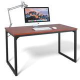Computer Desk 39", Modern Simple Style Desk for Home Office, Sturdy Writing Desk, Coleshome, Teak