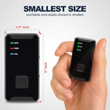 PRIMETRACKING Personal GPS Tracker - Mini, Portable, Track in Real Time - 4G LTE - with SOS Button  Locator Tracking Device - for Seniors, Kids, Cars