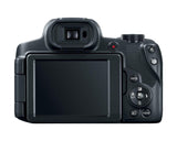 Canon Powershot SX70 20.3MP Digital Camera 65x Optical Zoom Lens 4K Video 3-inch LCD Tilt Screen (Black)