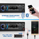 BOSS Audio Systems 616UAB Multimedia Car Stereo - Single Din LCD, Bluetooth Audio Calling, Built-in Microphone, MP3 USB, Aux-in, AM FM Radio Receiver