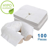 EARTHLITE Disposable Face Cradle Covers – Medical-Grade, Ultra Soft, Luxurious, Non-Sticking Massage Face Covers/Headrest Covers