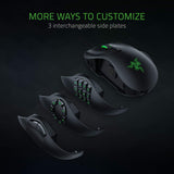 Razer Naga Trinity Gaming Mouse: 16,000 DPI Optical Sensor - Chroma RGB Lighting - Interchangeable Side Plate w/ 2, 7, 12 Button Configurations
