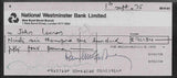 Paul McCartney Facsimile Signed Autographed Personal Check Framed 8x10 Display