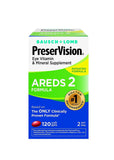 PreserVision AREDS 2 Vitamin & Mineral Supplement 120 Count Soft Gels, Packaging May Vary