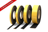 Neoprene Rubber self adhesive strip 1 1/2" wide x 1/16" thick x 33 feet long