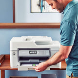 Brother MFC-J6545DW INKvestmentTank Color Inkjet All-in-One Printer with Wireless, 11" x 17" Scan Glass and Up to 1-Year of Ink in-Box MFC-J6545dw