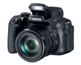 Canon Powershot SX70 20.3MP Digital Camera 65x Optical Zoom Lens 4K Video 3-inch LCD Tilt Screen (Black)