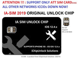 ICHIPUNLOCK CHIP AUTO v12.3.1 Compatible with iPhone 5s to XS, Unlock AT&T