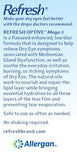 Refresh Optive Mega-3 Lubricant Eye Drops, 30 Single-Use Containers, 0.01 Fl Oz, 30 Count