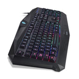EagleTec K005-BA PC Gaming Keyboard and Mouse Combo Wired LED RGB Backlit Keyboard with Multimedia Keys & 5 Button Mouse (RGB Keyboard & Mouse Set)