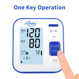 Blood Pressure Monitor Upper Arm, LOVIA Accurate Automatic Digital BP Machine for Home Use with Cuff 22-40cm, 2×120 Sets Memory, LCD Backlight