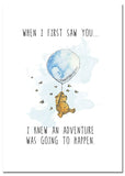 Winnie The Pooh Classic Art Prints - Set of 4 Wall Art Decor Photos (5 inches x 7 inches)