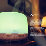 ASAKUKI 500ml Premium, Essential Oil Diffuser, 5 In 1 Ultrasonic Aromatherapy Fragrant Oil Humidifier Vaporizer, Timer and Auto-Off Safety Switch